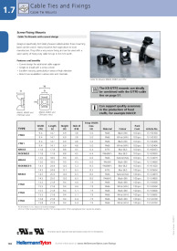 Screw Fixing Mounts Kr8g5 151 00654 Hellermanntyton