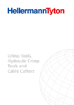Crimp Tools, Hydraulic Crimp Tools and Cable Cutters