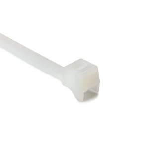 Clamp Tie head design indeholder klemskinner for at give fuld periferisk kompression omkring bundter. 