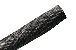 Halar expandable braided sleeving is self-extinguishing and features a monofilament material that resists gasoline and engine chemicals.