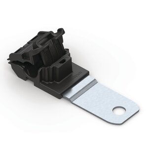 One-piece ratchet closure allows for easy installation before, during or after final assembly.