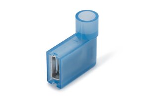 Quick connect 90° fully insulated 105°C terminal, QDF2-6F90.