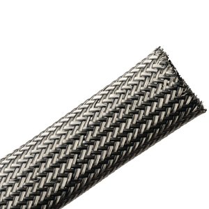 Polyester and tin plated copper fibers offer electromagnetic protection as well as secure cable bundling.