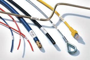 Marcação fácil de cabos e fios flexíveis, semirrígidos e rígidos.