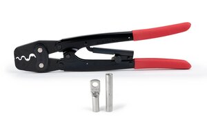 HD16L Heavy duty uninsulated indent terminal crimper.