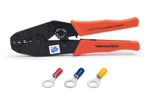 HTYY7 Pre-insulated double grip terminal crimper.