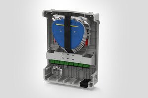 MDU-S3-32 with 16 SC APC Duplex Adaptors and 4 SE IR MKII Splice Trays.