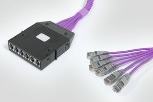 RapidNet 6 Port Category 6A FTP Cass to plug