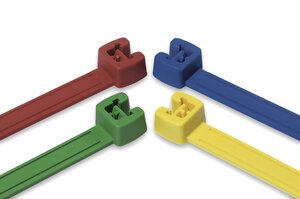 Q-ties in different colours are ideal for marking and bundling in one step. 