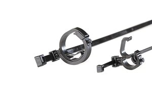 2-parts fixeringsband, roterbart 360°, ett buntband i kombination med ett AHC-clips för att fixera kablage.