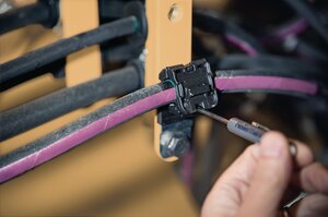 Ratchet P-Clamp - A more versatile way to mount and clamp cables.