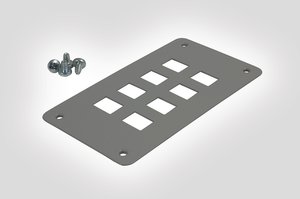 Connector Plate with placement for 8 Adaptors