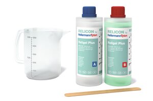 RELICON Religel Plus, gel silicone bi-composant à durcissement rapide et résistant à la chaleur