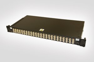 1U SC Duplex Multimode Fibre Panel (available in both Single Mode and Multimode)