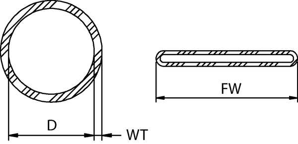 Guaina termorestringente 2:1 - in bobina o lunghezza customizzabile  TCN20-9.5/4.8 (300-73070)