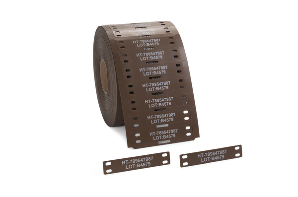 Identification tags for cable bundle, Ladder Style, thermal transfer  TAGPU20X30-2 (556-80527)