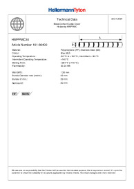 Metal-Content Cable Cover HWPPMC25 (161-66300)