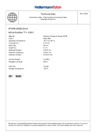 Conductive Tapes – Electrical Semi-Conducting Tape HTAPE-SHIELD310  (711-10001)